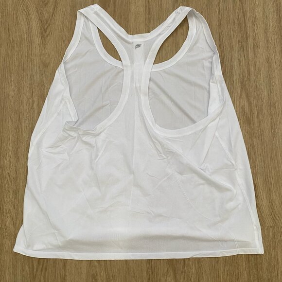 Fabletics Athletic Tank Top Racerback Scoop Neck Gym White Womens Size XXL/1X - Picture 5 of 5